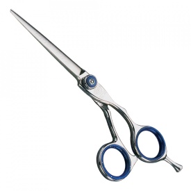 Kiepe Foarfeca profesionala de tuns offset 5.5 inchi Blue Fire 