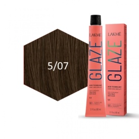 Lakme Vopsea de par demipermanenta 5/07 Dark Brown Glaze 60ml