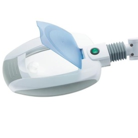 Lampa profesionala cu lupa cosmetica cu led cu 5 dioptrii si stativ mobil
