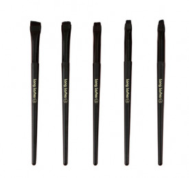 Long Lashes Set 5 pensule profesionale pentru aplicarea vopselei de sprancene Wonderbrow