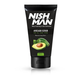 NishMan Scrub facial pentru barbati cu avocado 150ml