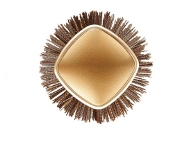 Olivia Garden Kit cu 4 perii profesionale patrate pentru par Expert Blowout Straight Wavy Bristles Gold&Brown