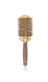 Olivia Garden Perie profesionala de par 55mm Expert Blowout Shine Wavy Bristles Gold&Brown
