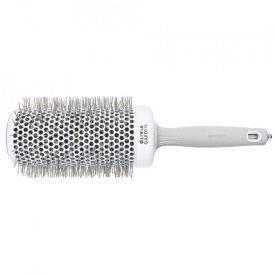 Olivia Garden Perie profesionala de par Expert Blowout Speed Wavy Bristle White&Grey 65mm