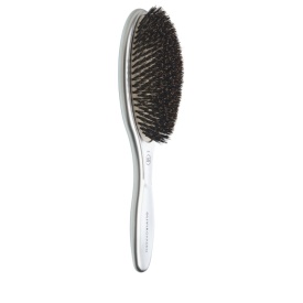 Olivia Garden Perie de par cu peri de mistret Expert Care Oval Boar Silver