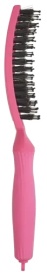 Olivia Garden Perie de par cu peri de mistret+nailon Finger Combo Hot Pink Medium