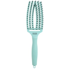Olivia Garden Perie de par cu peri de mistret+nailon Finger Combo Mint Medium