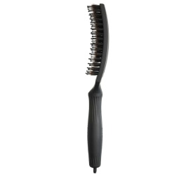 Olivia Garden Perie de par cu peri de mistret+nailon Finger Combo Small Black
