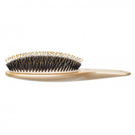 Olivia Garden Perie profesionala de par cu peri de mistret si nailon Expert Care Curve Boar&Nylon Gold