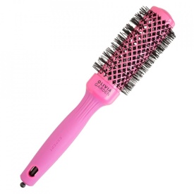 Olivia Garden Perie profesionala de par Expert Blowout Shine Pink 35mm