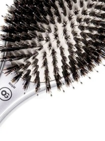 Olivia Garden Perie profesionala ceramic+ion cu peri de mistret+nailon Supreme Combo Grey