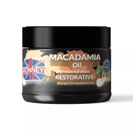 Ronney Professional Masca hidratanta si restructuranta pentru par uscat Macadamia Oil 300ml