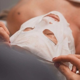 Skinderma Masca textila hidratanta pentru fata cu aloe vera 1buc