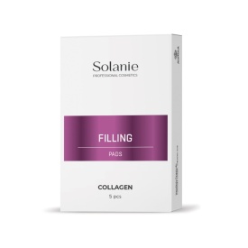 Solanie Paduri de fata antirid cu colagen si acid hialuronic Filling Collagen 5buc