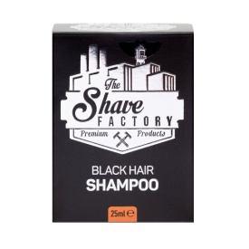 The Shave Factory Sampon negru pentru colorarea parului Black Hair 10x25ml