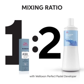 Wella Professionals Toner pentru par blond /86 Ultra Cool Booster BlondorPlex Cream Toner 60ml
