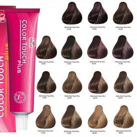 Wella Professionals Vopsea de par demipermanenta Color Touch Plus 55/04 castaniu deschis intens natural roscat 60ml