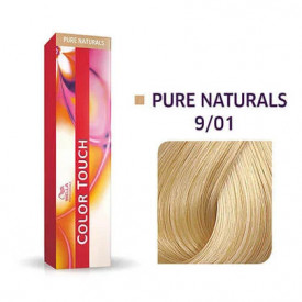 Wella Professionals Vopsea de par demipermanenta Color Touch 9/01 blond luminos natural cenusiu 60ml