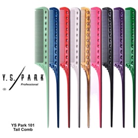 YS Park 101 Pieptan profesional cu codita pentru sectionare - violet