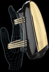 Babyliss Pro Aparat pentru masaj capilar cu acumulator VibeFX Gold