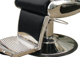 Barburys Scaun de frizerie Arrow cu aspect retro negru