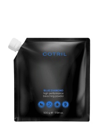 Cotril Pudra decoloranta cu pigment albastru-violet 9 tonuri Blue Diamond 500g