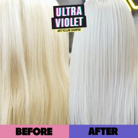 Crazy Color Sampon nutritiv cu pigmenti violeti pentru neutralizarea tonurilor de galben Ultraviolet No Yellow 1000ml