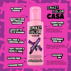 Crazy Color Vopsea semipermanenta 51 Bordeaux 100ml