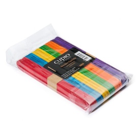 Cupio Spatule de lemn colorate mari pentru epilat 50buc