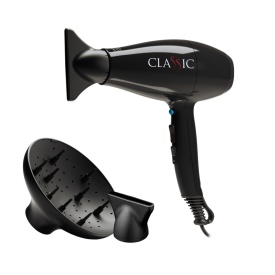 GA.MA Professional Uscator de par Classic Black 2200W