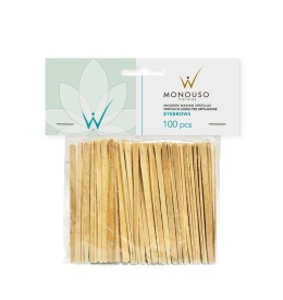 Italwax Spatule de lemn pentru epilat pentru sprancene 100buc