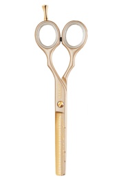 Kiepe Foarfeca profesionala de filat dreapta 38 dinti 5.5 inch Gold