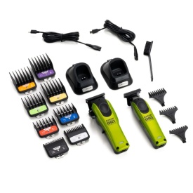 Kiepe Professional Set Edgex UltraThin: masina de tuns + contur Cordless Green