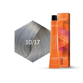 Lakme Vopsea de par demipermanenta 10/17 blond platinat cenusiu rece Gloss 60ml