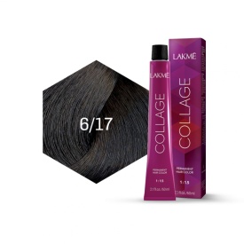 Lakme Vopsea de par permanenta 6/17 blond inchis cenusiu rece Collage 60ml