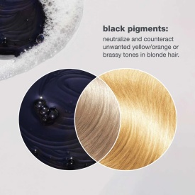 Milkshake Balsam cu pigment negru pentru par blond Icy Blond 250ml