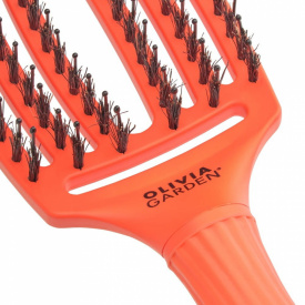 Olivia Garden Display cu 8 perii de par cu peri de mistret+nailon Finger Combo On The Road Again