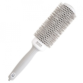 Olivia Garden Kit 5 perii profesionale de par Expert Blowout Speed Wavy Bristle White&Grey