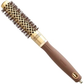 Olivia Garden Perie profesionala de par 20mm Expert Blowout Shine Wavy Bristles Gold&Brown