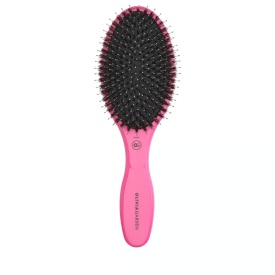 Olivia Garden Perie ceramic+ion cu peri de mistret+nailon Expert Care Oval Pink