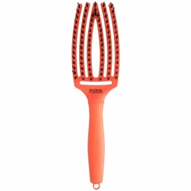 Olivia Garden Perie de par cu peri de mistret+nailon Finger Combo Dolce Vita Orange Spritz
