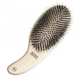 Olivia Garden Perie profesionala de par cu peri de mistret si nailon Expert Care Curve Boar&Nylon Gold