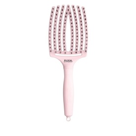 Olivia Garden Perie de par de mistret+nailon Finger Combo Pastel Pink Large