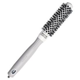 Olivia Garden Perie profesionala de par Expert Blowout Shine White&Gray 20mm