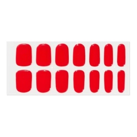 Pinx Sticker pentru unghii din gel - Classic Red 14buc