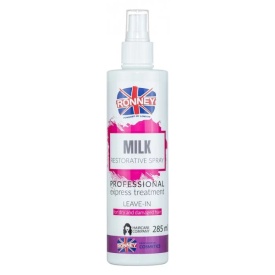Ronney Professional Spray hidratant pentru par uscat si deteriorat Milk Restorative 285ml