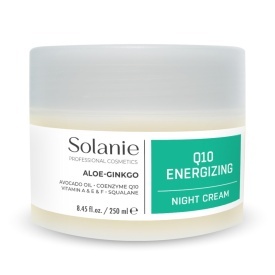 Solanie Crema de noapte energizanta cu coenzima Q10 Aloe Ginkgo 250ml