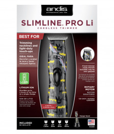 Andis Slimline Pro Li D8 Nation - Masina profesionala de contur cu acumulator si cablu