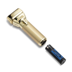 Babyliss Pro Aparat de ras cu folie dubla fara fir FXONE All Metal Gold Cordless
