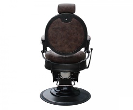 Barburys Scaun de frizerie Malone cu aspect vintage maro
